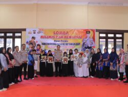 WARNA-WARNI KREATIVITAS ANAK, POLRES SERUYAN GELAR LOMBA MELUKIS DAN MEWARNAI HUT BHAYANGKARA KE-80 — QAMALIA RAIH JUARA PERTAMA