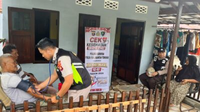 SIDOKKES POLRES SERUYAN GELAR BAKTI KESEHATAN CEK KESEHATAN GRATIS UNTUK PURNAWIRAWAN, WARAKAWURI, DAN MASYARAKAT