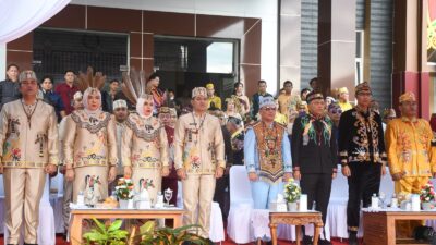 Bupati H. Ahmad Rifa’i Sambut Gubernur H. Agustiar Sabran pada Ramah Tamah Hari Jadi ke-24 Kabupaten Pulang Pisau, Perkuat Sinergi Membangun Daerah
