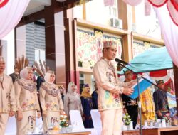 Bupati Pulang Pisau H. Ahmad Rifa’i Pimpin Upacara Peringatan Hari Jadi ke-24 Kabupaten Pulang Pisau