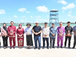 Tinjau Shrimp Estate Sukamara, Wagub Yakin Mampu Dongkrak Perekonomian Daerah