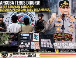 Satresnarkoba Polres Seruyan Ringkus 2 Terduga Pengedar Sabu di Lanpasa, Sejumlah Barang Bukti Disita