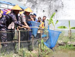 Wakil Bupati Ahmad Jayadikarta Sambut Kunjungan Kerja Danlanal Banjarmasin di Pos AL Bahaur