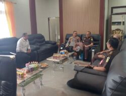 KAPOLRES SERUYAN SILATURAHMI DENGAN KAJARI DAN DANPOS TNI AL, PERKUAT SINERGI LINTAS INSTITUSI