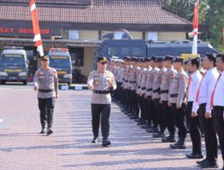 KAPOLRES SERUYAN PIMPIN APEL GELAR PASUKAN AMAN NUSA II 2026, PERKUAT KESIAPSIAGAAN HADAPI KARHUTLA