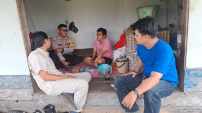 BHABINKAMTIBMAS DESA PEMATANG LIMAU DUKUNG PENGEMBANGAN KOMPOS UNTUK PERKUAT KETAHANAN PANGAN DESA