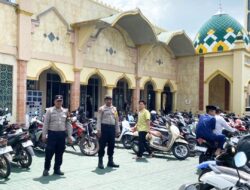 PAMAPTA POLRES SERUYAN LAKSANAKAN PENGAMANAN SHOLAT JUMAT DI MASJID NURUL YAQIN
