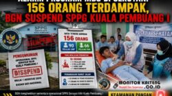 Alarm Program MBG di Seruyan: 156 Orang Terdampak, BGN Suspend SPPG Kuala Pembuang I
