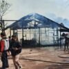 Kebakaran Hebat di Mendawai I Palangka, Empat Bangunan Terbakar, Dua Anak Jadi Korban