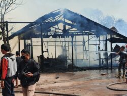 Kebakaran Hebat di Mendawai I Palangka, Empat Bangunan Terbakar, Dua Anak Jadi Korban