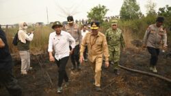Menhut dan Gubernur Kalteng Tinjau Penanganan Karhutla di Petuk Ketimpun