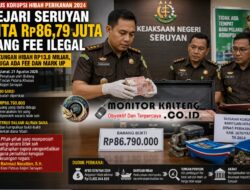 Kejari Seruyan Sita Rp86,79 Juta, Dugaan Korupsi Hibah Perikanan 2024 Terus Diusut