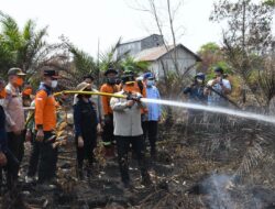 Turun ke Lapangan, Wagub Kalteng Pantau Langsung Pemadaman Karhutla
