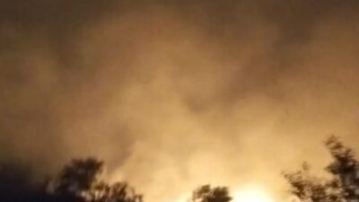 Kebakaran Hebat di Kalampangan, Warga Sebut Api Diduga Sengaja Dibakar