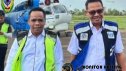 Karhutla Mengancam Seruyan, Wakil ketua l DPRD Harsandi Tinjau Helikopter Water Bombing di Bandara Kapten Mulyono Kuala Pembuang