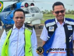 Karhutla Mengancam Seruyan, Wakil ketua l DPRD Harsandi Tinjau Helikopter Water Bombing di Bandara Kapten Mulyono Kuala Pembuang