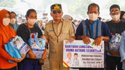 Gubernur Agustiar Salurkan Bantuan untuk Warga Terdampak Karhutla di Kalampangan