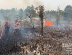 POLSEK HANAU BERSAMA TIM GABUNGAN PERKUAT PEMADAMAN KARHUTLA DI PEMBUANG HULU II