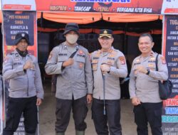 KAPOLRES SERUYAN KUNJUNGI POSKO SIAGA KARHUTLA DAN KEKERINGAN, BERIKAN SEMANGAT KEPADA PERSONEL