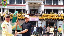 Wabup Seruyan H. Supian Lepas Paskibraka ke Malang, Tekankan Wawasan Kebangsaan dan Jaga Nama Baik Daerah