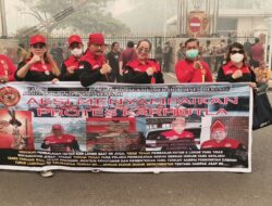 Pasukan Merah TBBR se-Kalteng Gelar Aksi Damai, Agusta Rachman Tegaskan Perjuangkan Kepentingan Masyarakat