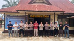 KUNJUNGAN KERJA KE POLSEK SERUYAN TENGAH, KAPOLRES SERUYAN CEK KESIAPAN PERSONEL DAN SARANA TUGAS