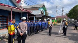SATLANTAS POLRES SERUYAN SOSIALISASIKAN KESELAMATAN BERLALU LINTAS KEPADA ANGGOTA DAMKAR