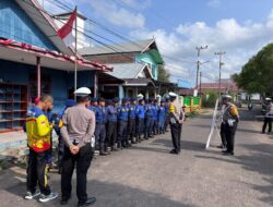SATLANTAS POLRES SERUYAN SOSIALISASIKAN KESELAMATAN BERLALU LINTAS KEPADA ANGGOTA DAMKAR